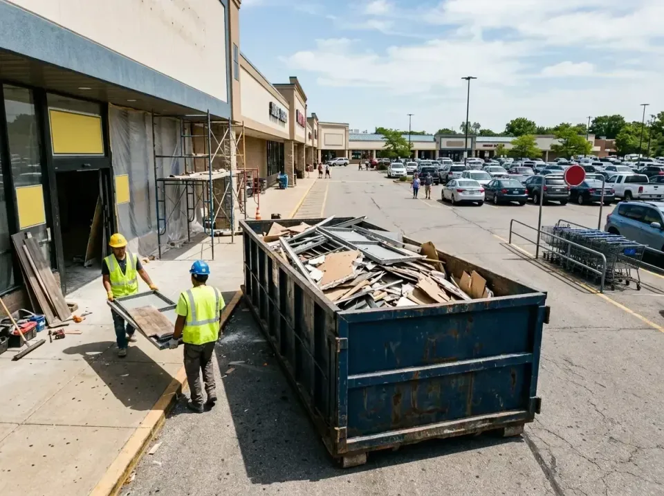 retail-store-renovation-debris-003 — frequently asked questions, Roll-off Dumpster Rentals in North Lakes, AK